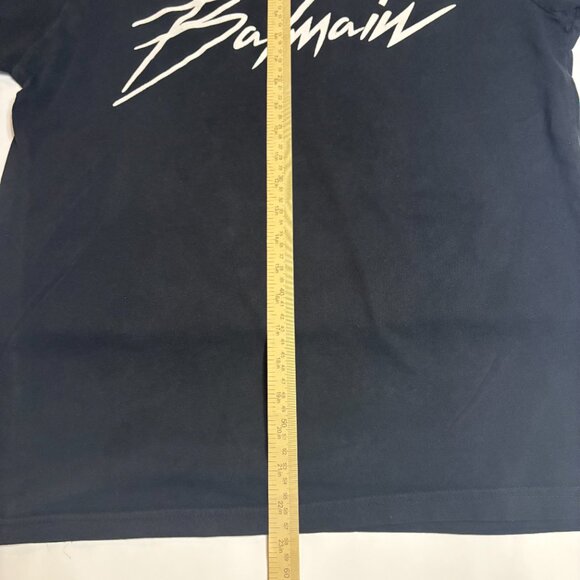 Vintage  Balmain Men's T shirt, Size M, Black and White, Made in Paris. - Picture 6 of 6